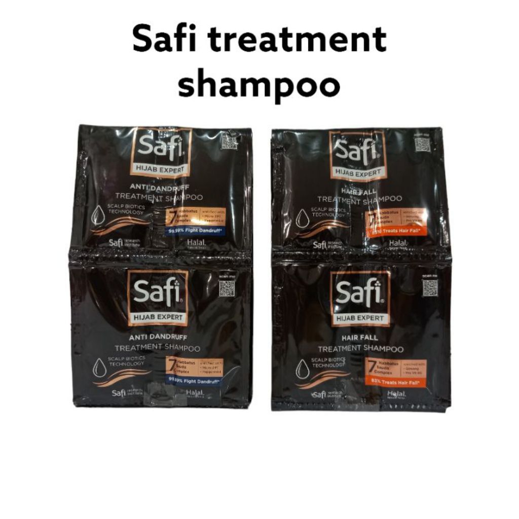 Safi Shampoo sachet rambut rontok dan ketombe 10ml kemasan baru
