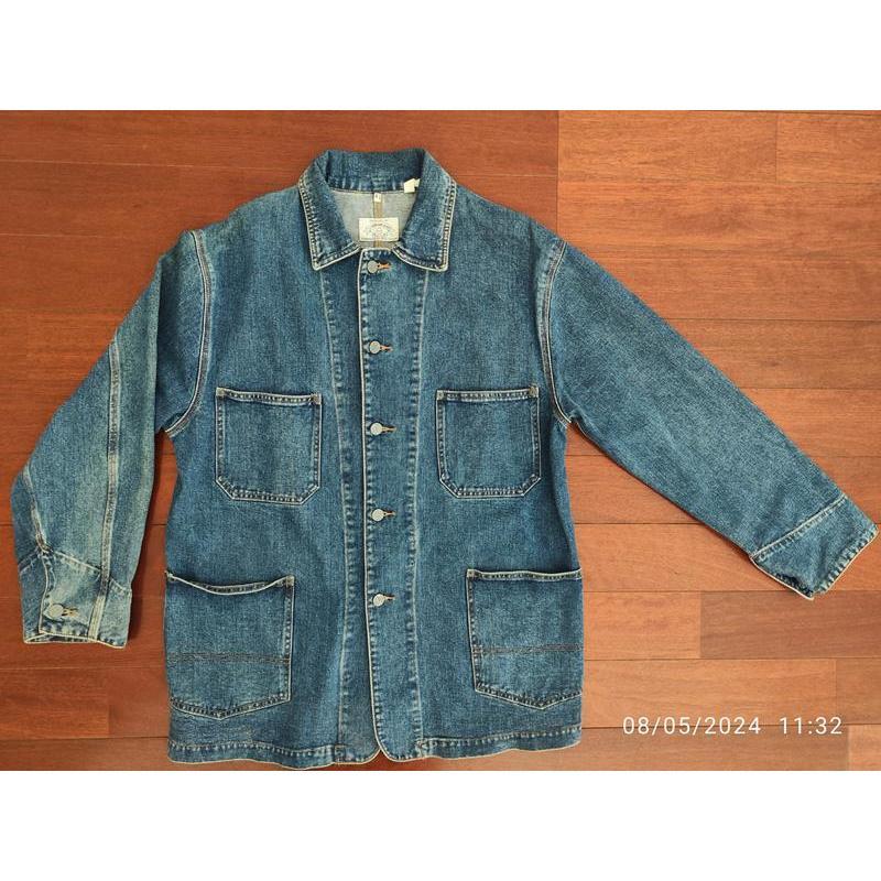 Chore Jacket Jaket Denim Jeans EMPORIO ARMANI