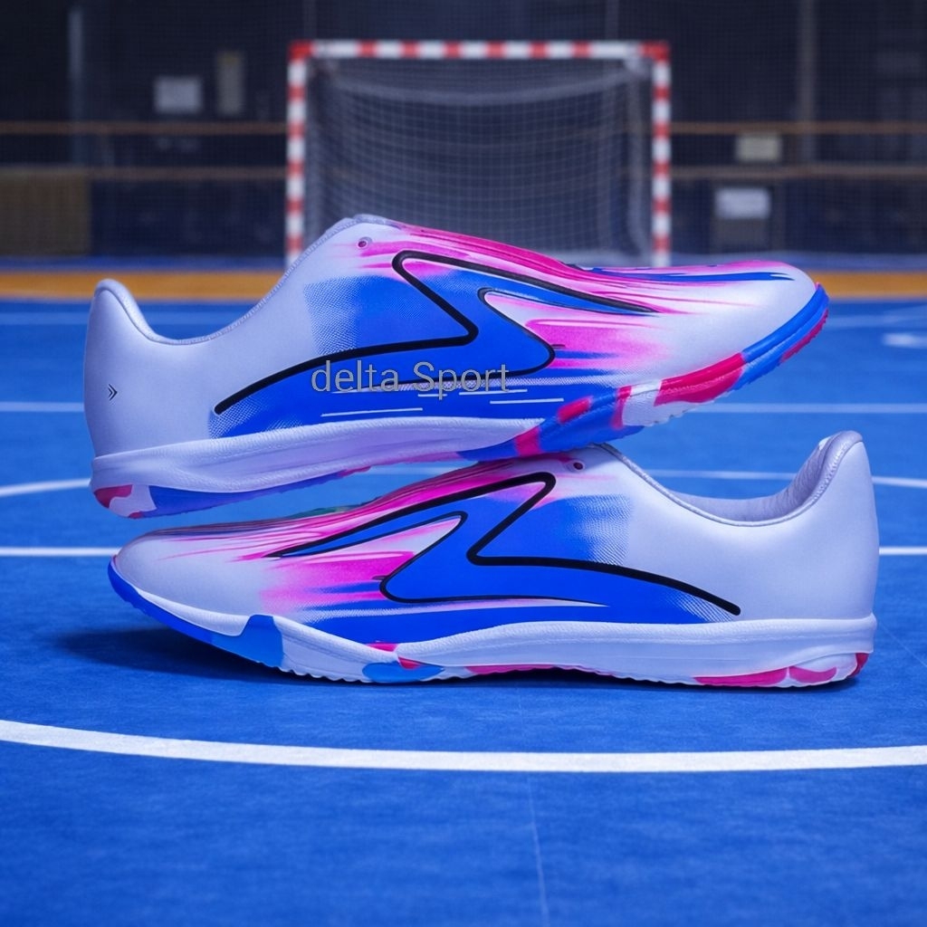 Sepatu Futsal Specs Lightspeed Meta Reborn Biru Pink Size 39 - 43