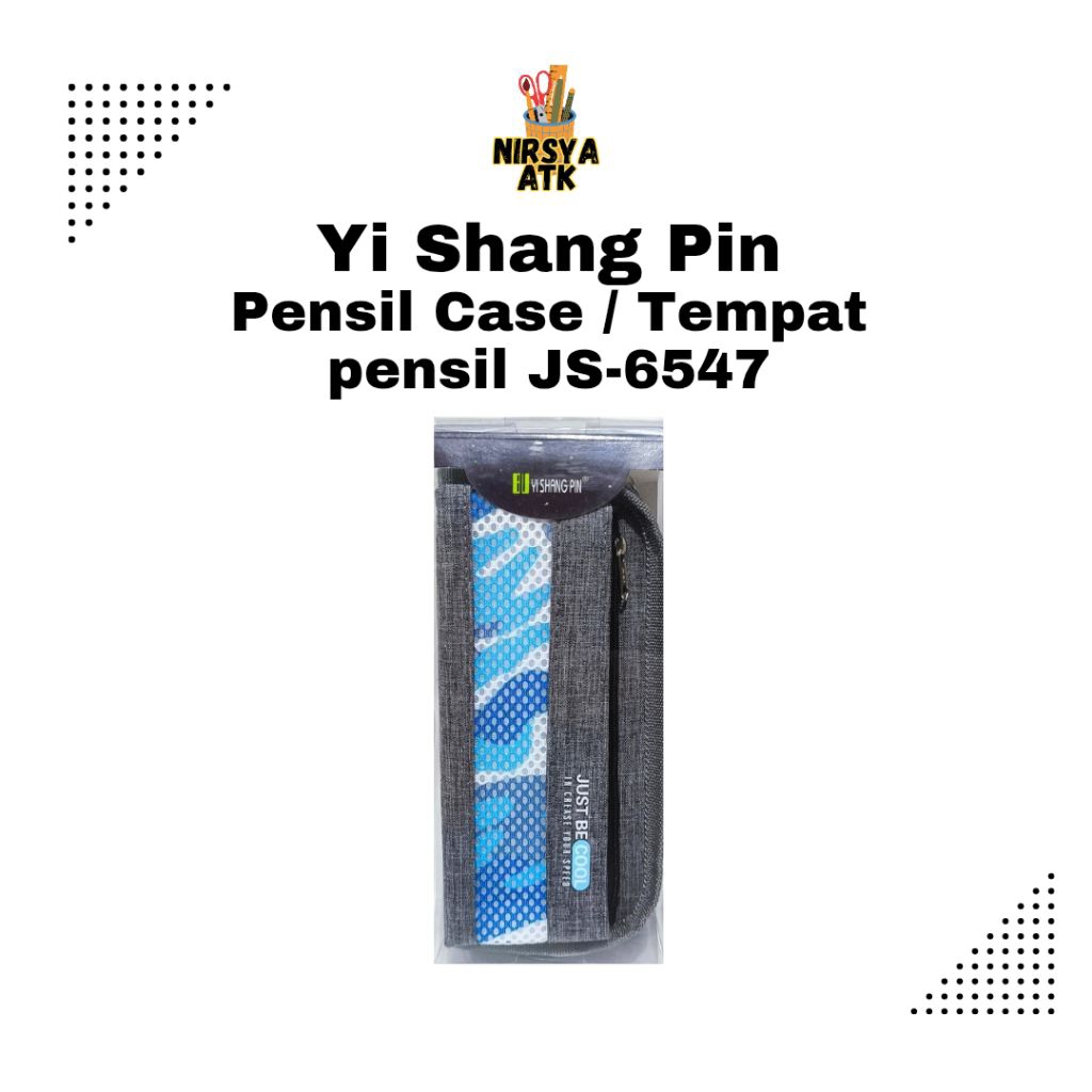 Yi Shang Pin Pensil Case / Tempat pensil / Tepak Resleting JS-6547