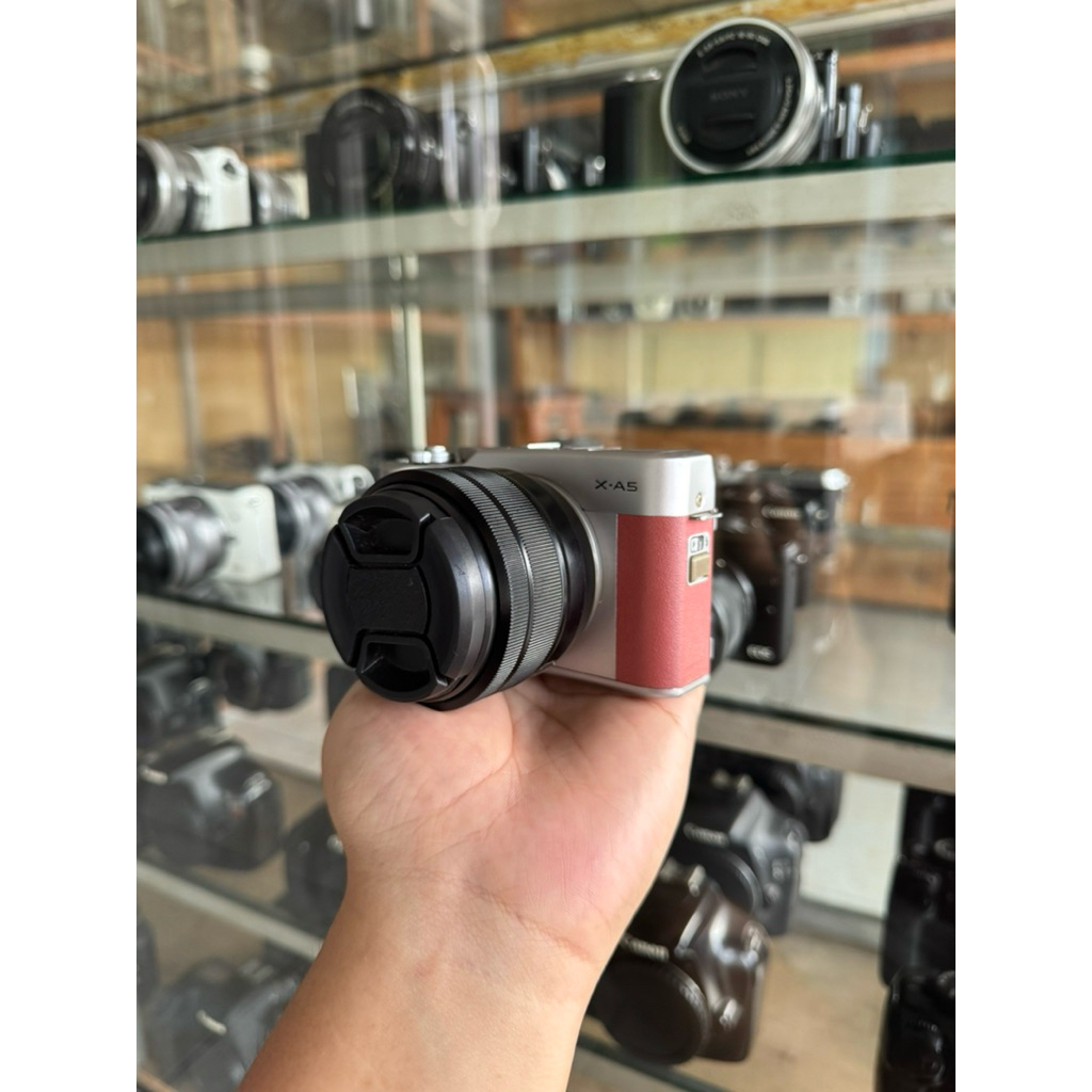 [KAMERA MIRRORLESS] FUJIFILM XA5 BROWN MULUS SECOND BERGARANSI ORIGINAL