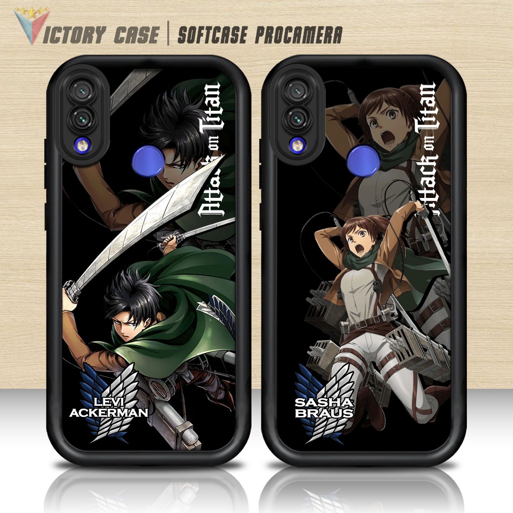 Softcase Glass kaca untuk REDMI NOTE 7 NOTE 7 PRO AOT2 Casing Handphone Case Procamera