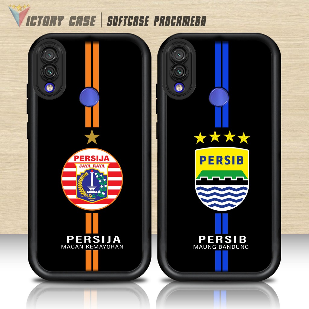 Softcase Glass kaca untuk REDMI NOTE 7 NOTE 7 PRO LIGA1 Casing Handphone Case Procamera