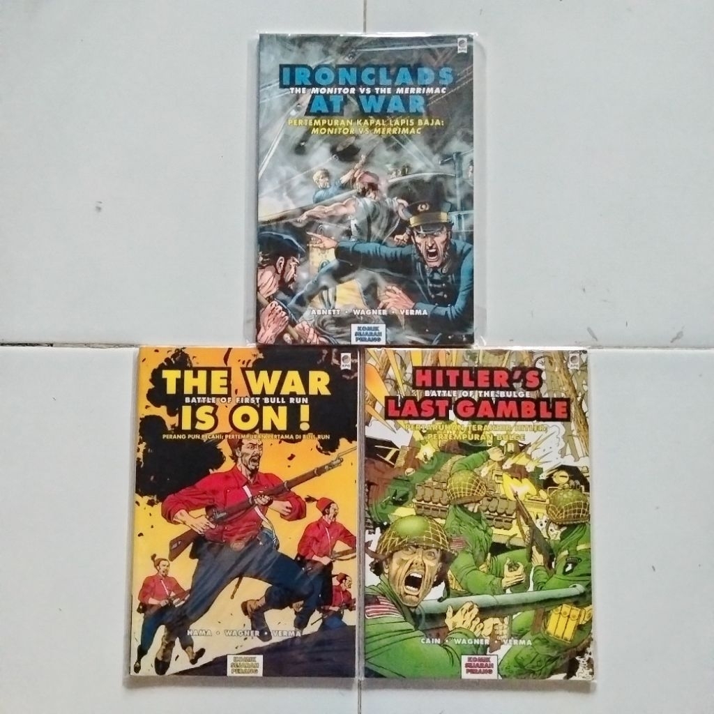 Paket Komik Sejarah Perang - Penerbit KPG