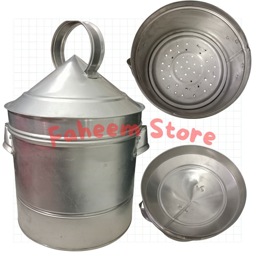 Dandang Aluminium 1KG, 2KG |Kukus Nasi Dkk |Kualitas Bagus dan Awet