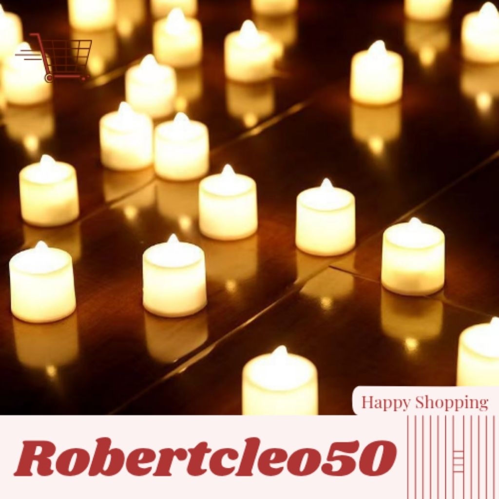 (LP05) Lampu Lilin Elektrik Lampu Baterai Lampu Lilin Baterai Lampu Tidur