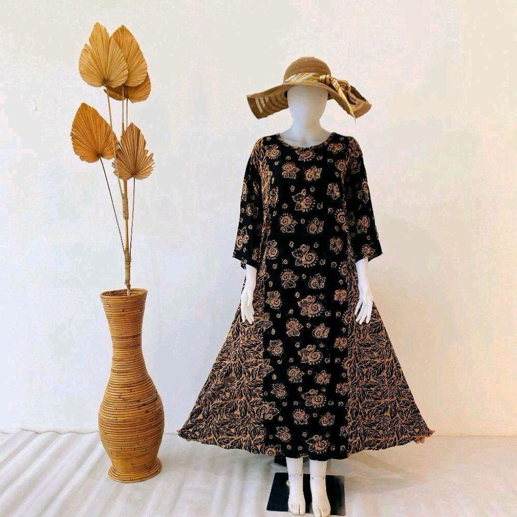 Laurella - SETDRES ABAYA JUMBO BUSUI BATIK PEKALONGAN
