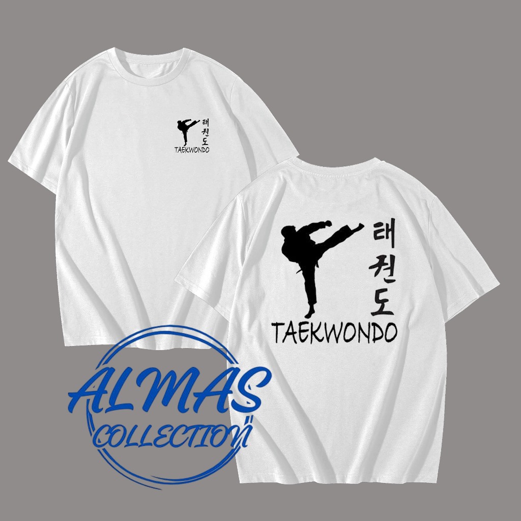 KAOS KERAH BULAT TAEKWONDO - KAOS TAEKWONDO READY