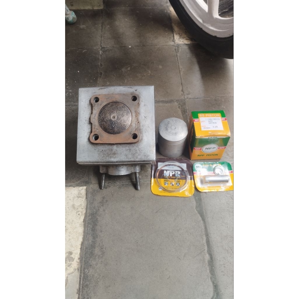 boring blok seher os 0 porting satria 2tak original copotan satria hiu