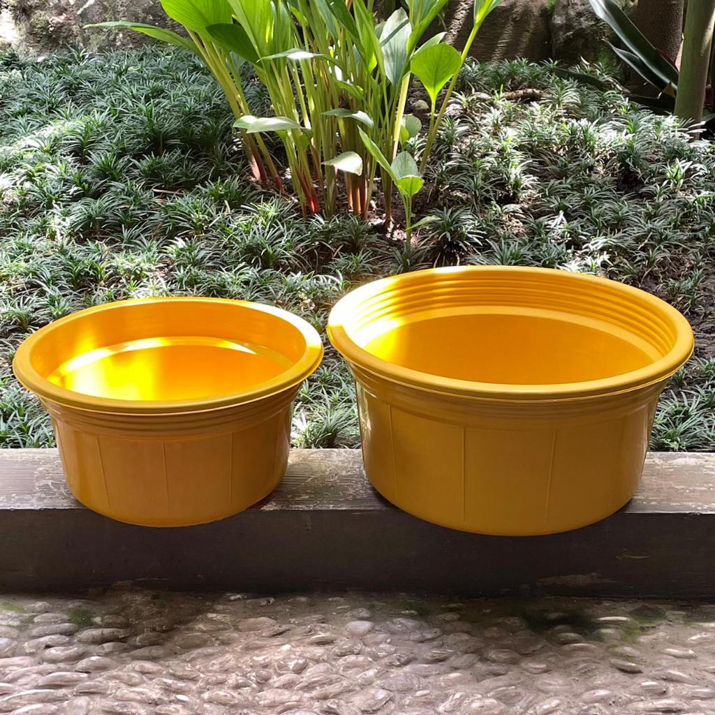 Bak Air Bulat USA Gold 14 & 16 / Baskom Bulat Plastik Serbaguna Kecil