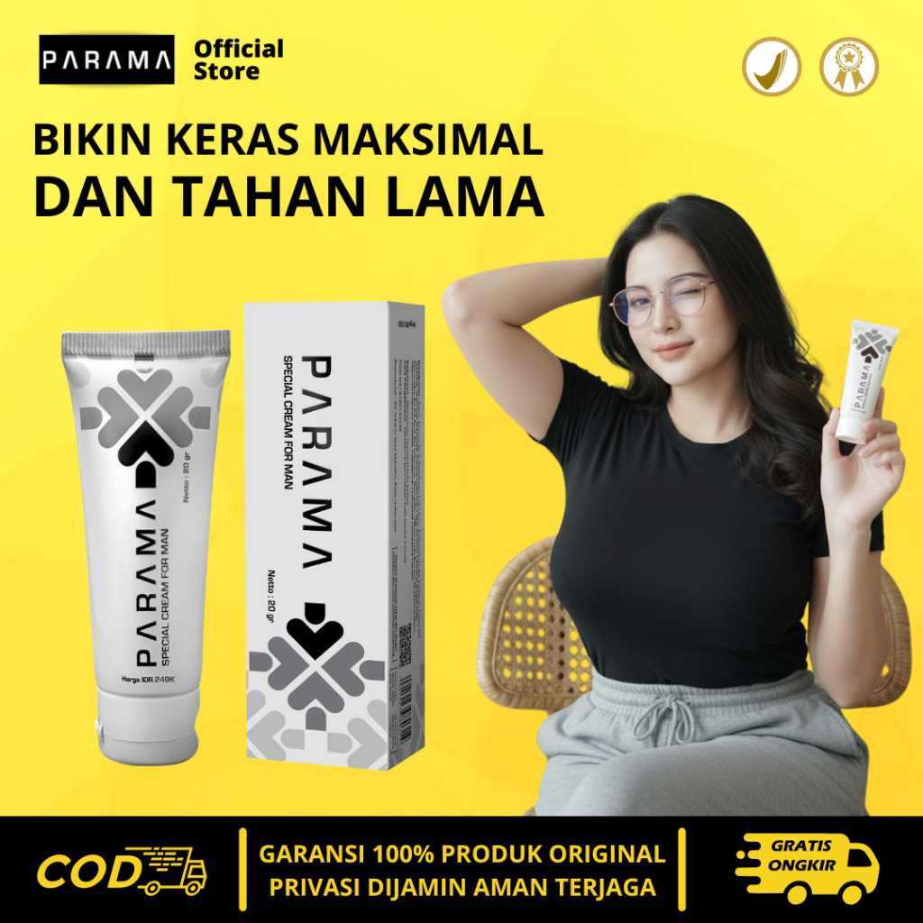 Krim Parama Obat Kuat Herbal Oles Pria Tambah Durasi dan Ukuran