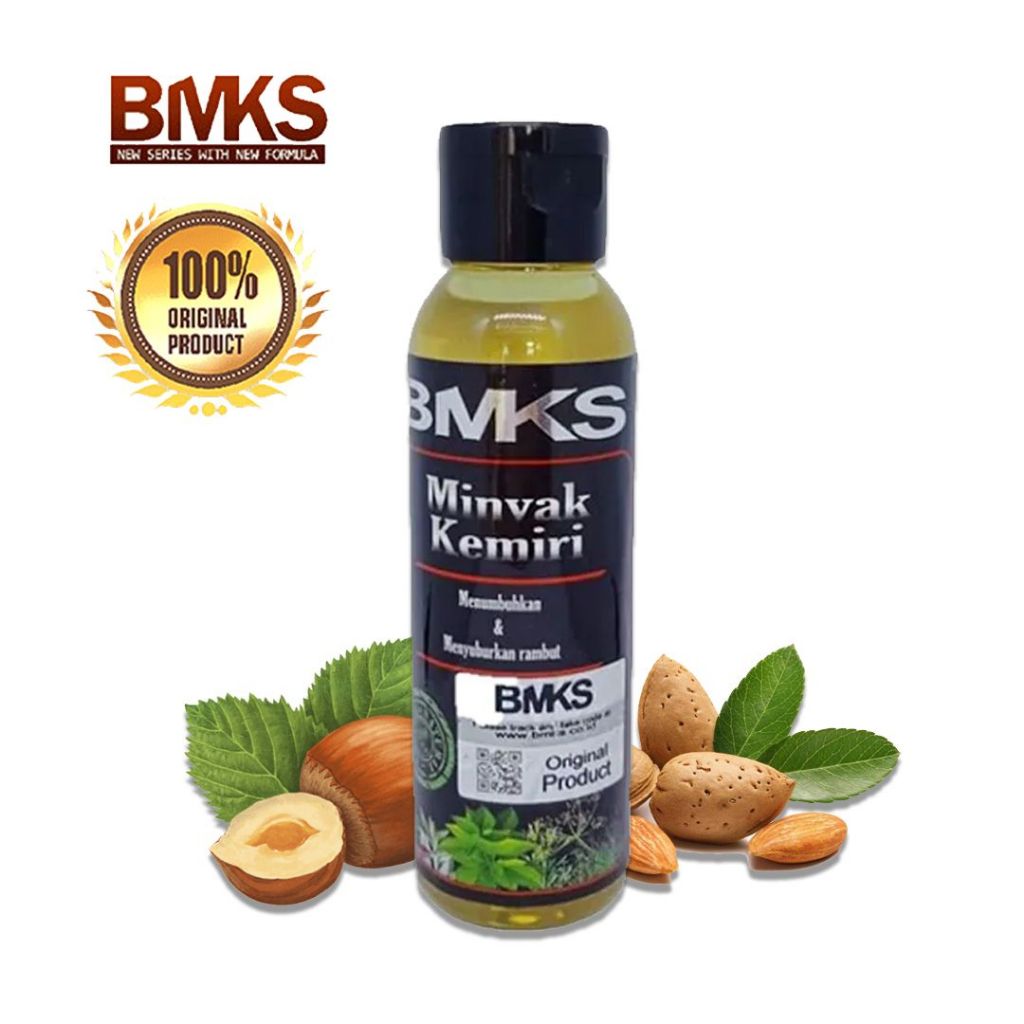 ORIGINAL MINYAK KEMIRI BMKS BPOM - BMKS KEMIRI OIL