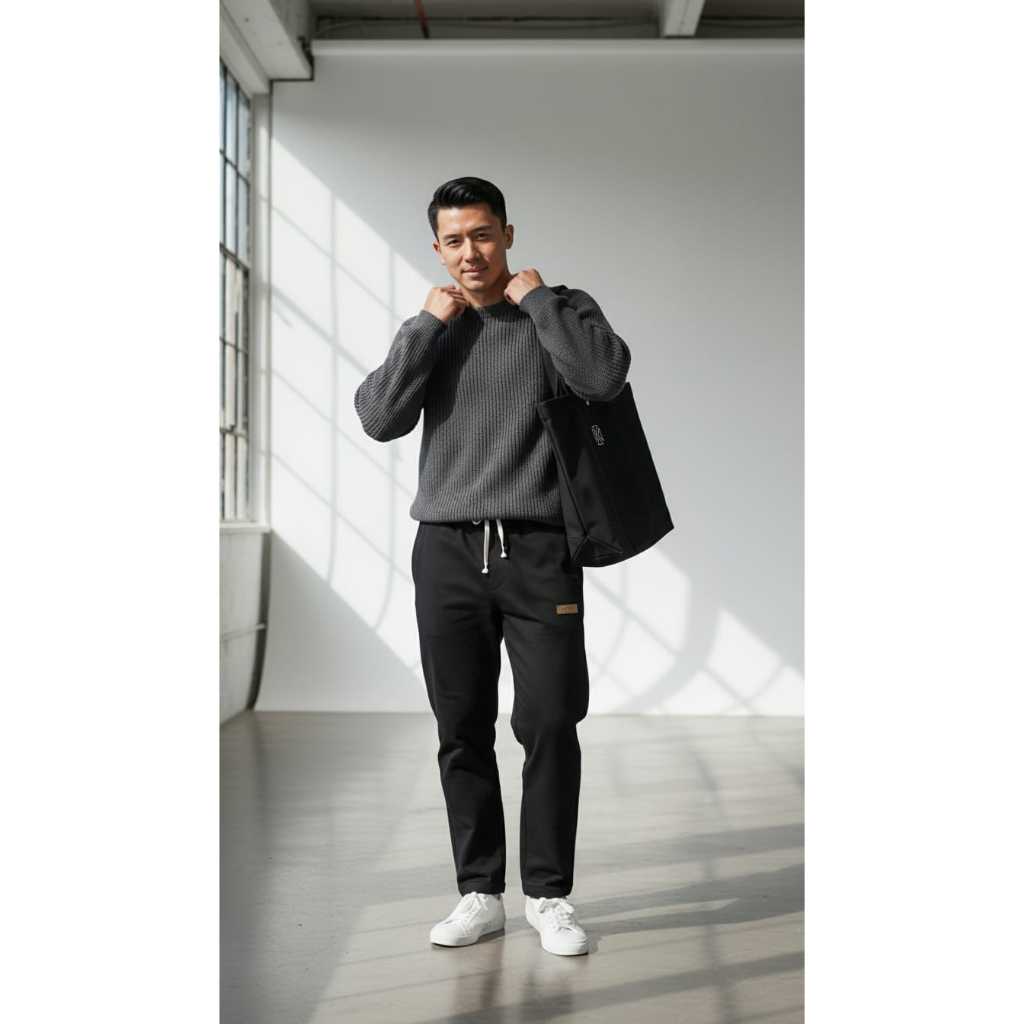 celana korduroy pria corduroy pants pria celana oversize pria wide leg korean style corduroy Pacar c