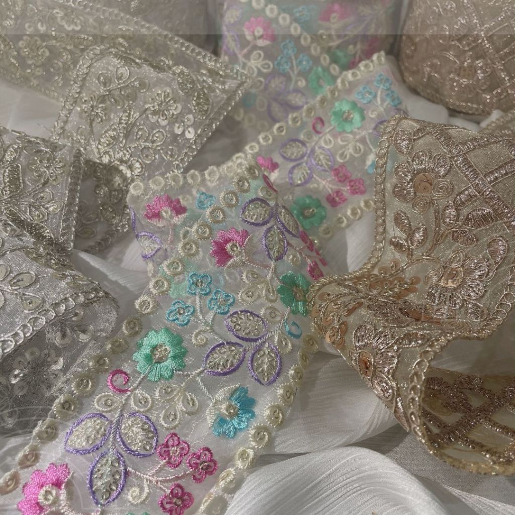 Renda Bordir / Renda Bunga / Renda India