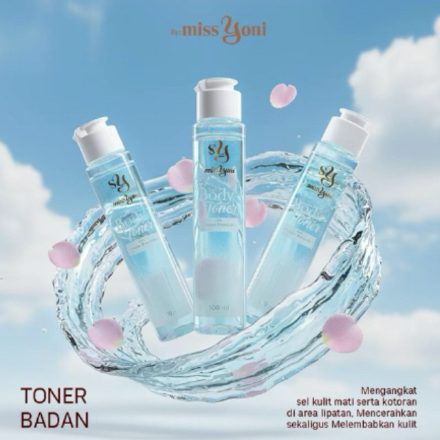 ( READY ) PAKET HEMAT ISI 3 TONER BADAN YONI SKINCARE 100ml