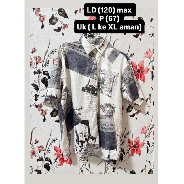 baju motif koran keren paling murah