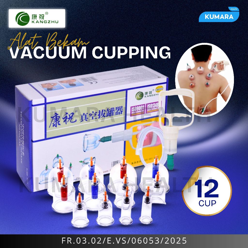 KANGZU - Alat Bekam 12 Cup  / Kop Angin Cupping Kit
