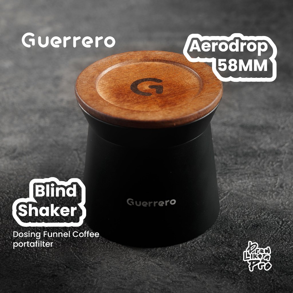 Guerrero Aerodrop 58mm Blind Shaker Dosing Funnel Coffee Portafilter Barista Tool Corong Portafilter