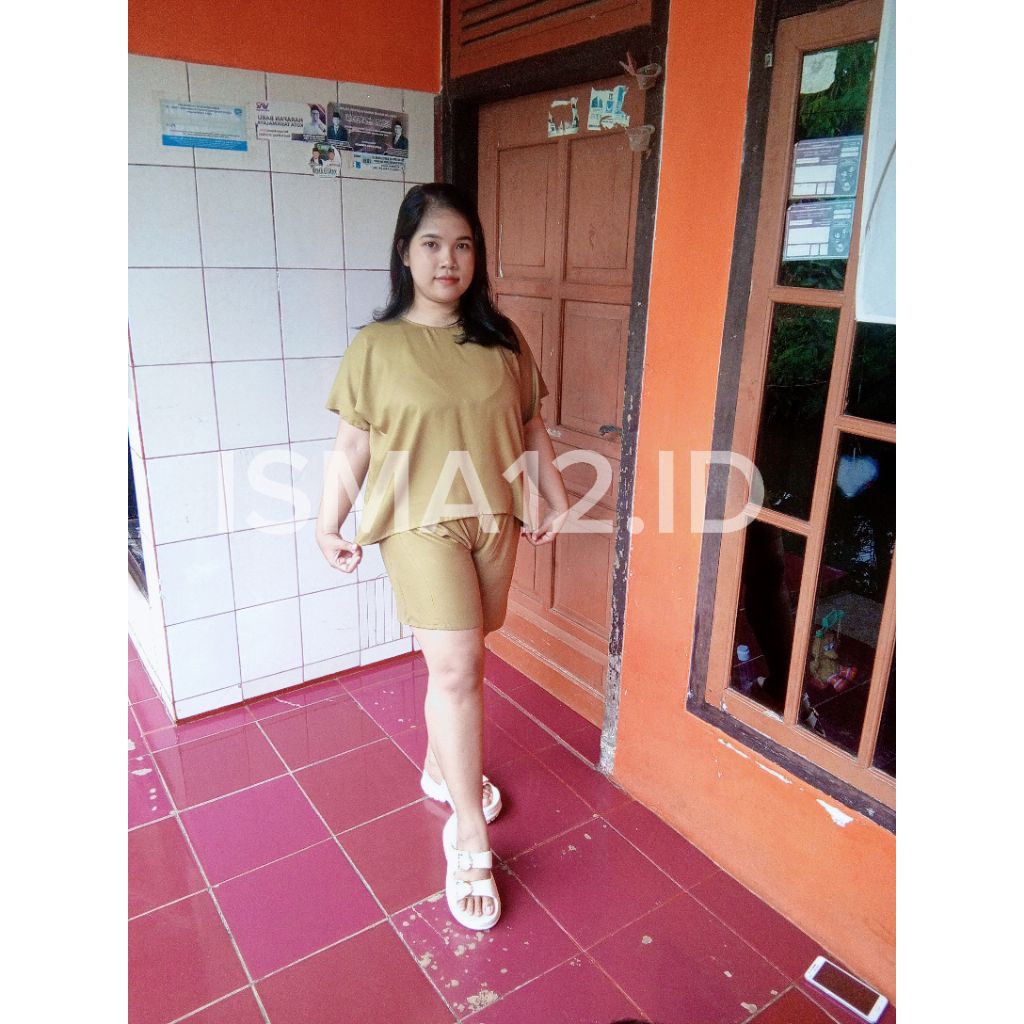 One Set Polos Baju Pendek