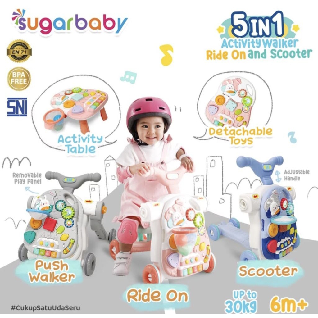 Push Walker 5in1 sugarbaby