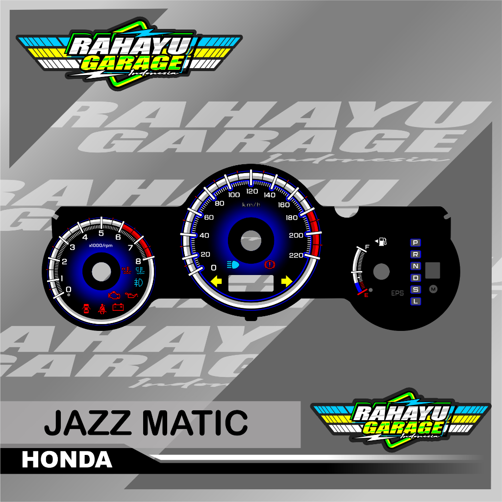 PAPAN SPEEDOMETER CUSTOM HONDA JAZZ GD3 MATIC