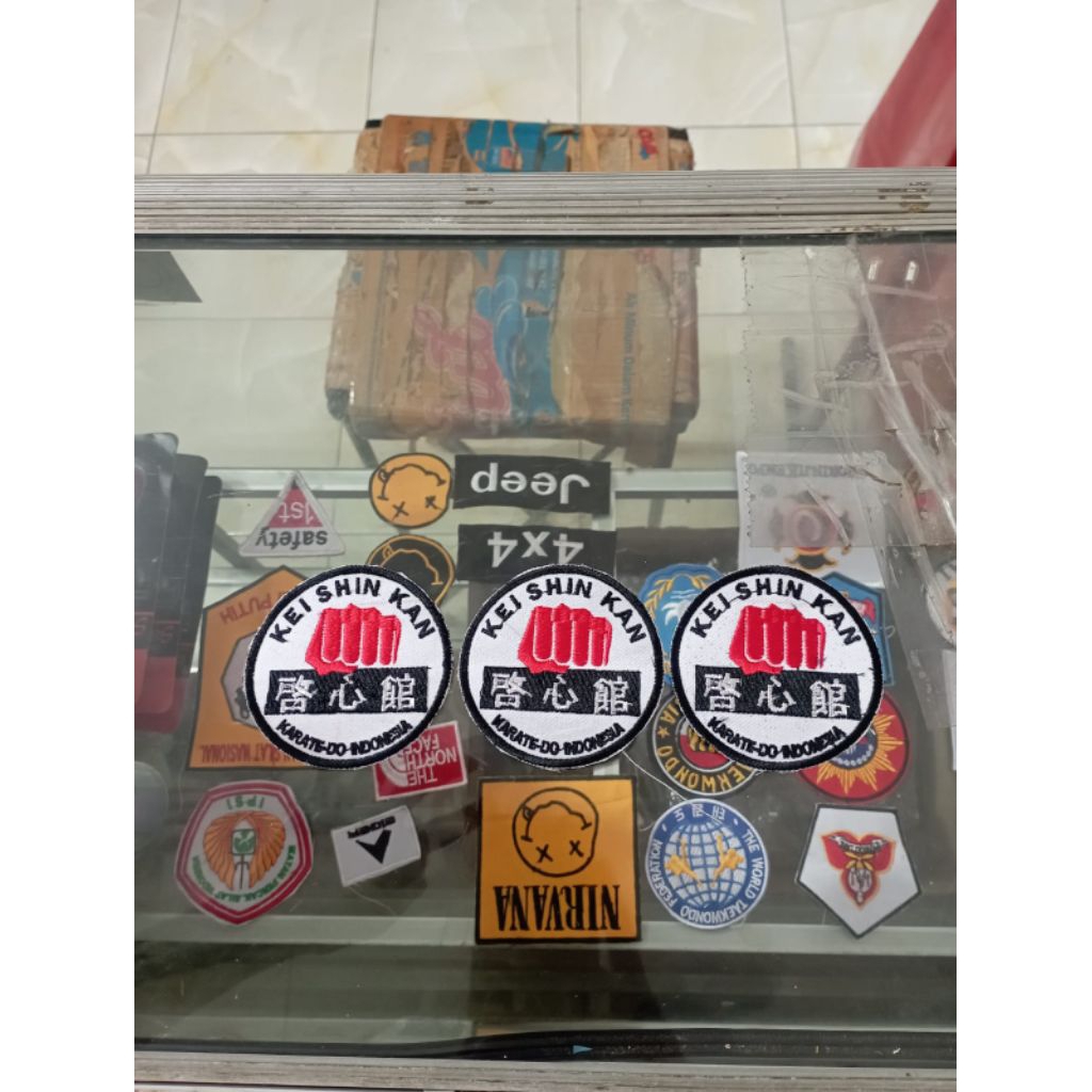 LOGO BORDIR KARATE KEI SHIN KAN BET BORDIR