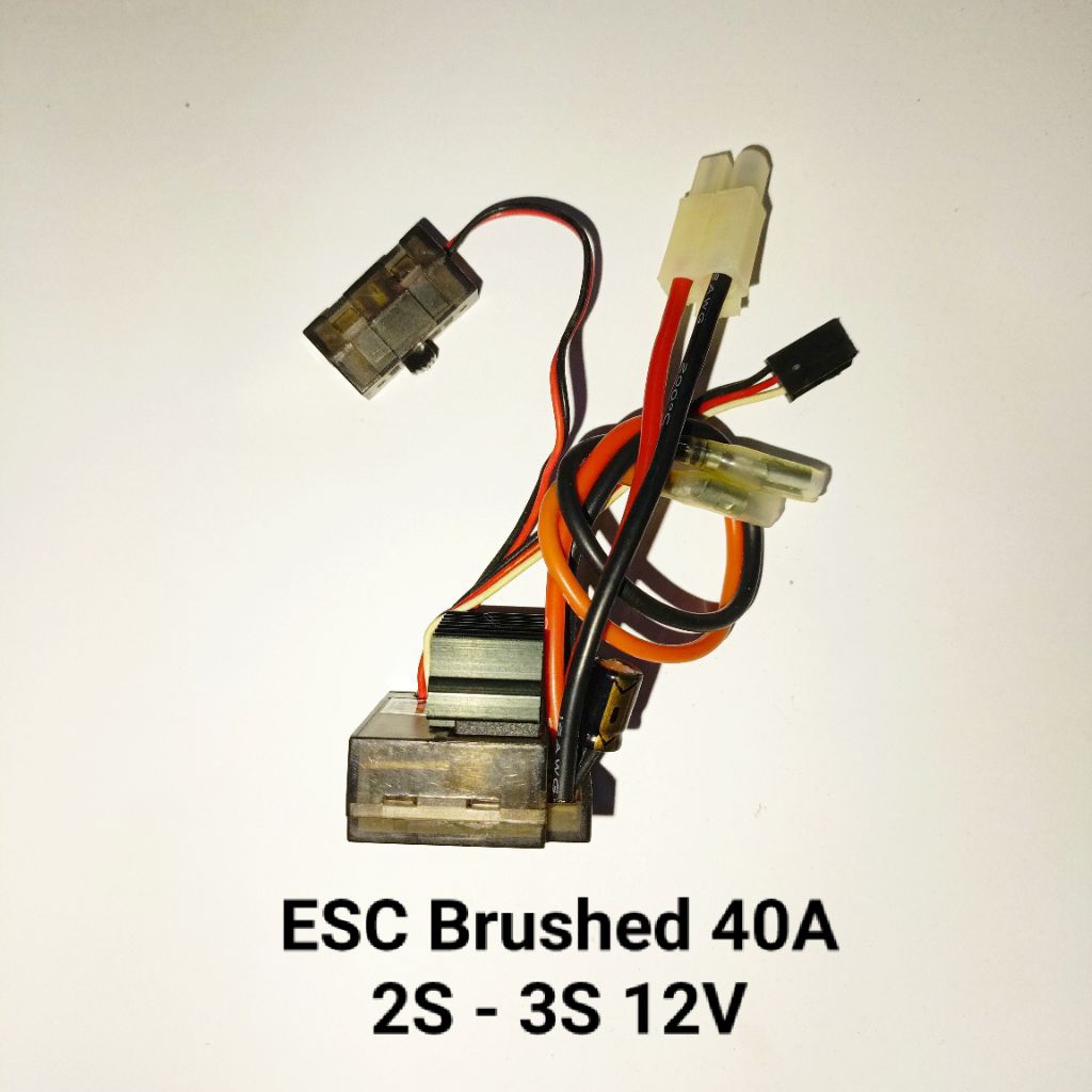 ESC Brushed 40A RC Mobilan Kapal 2S 3S 12V