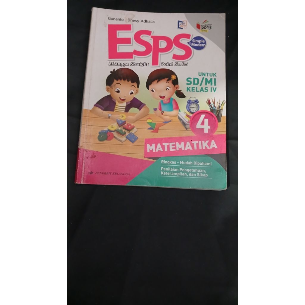 ESPS matematika untuk sd/mi kelas 4 bekas original