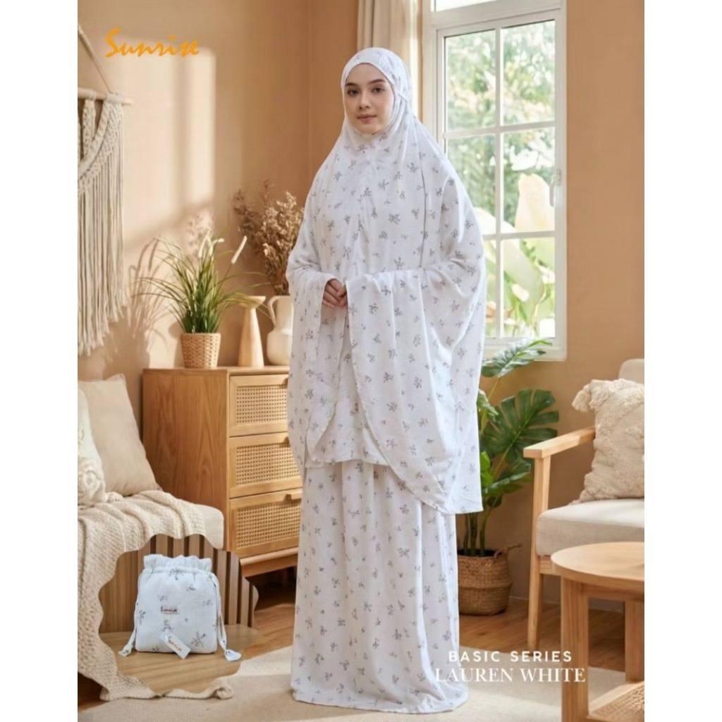 Mukena Dewasa Sunrise rayon premium adem ternyaman