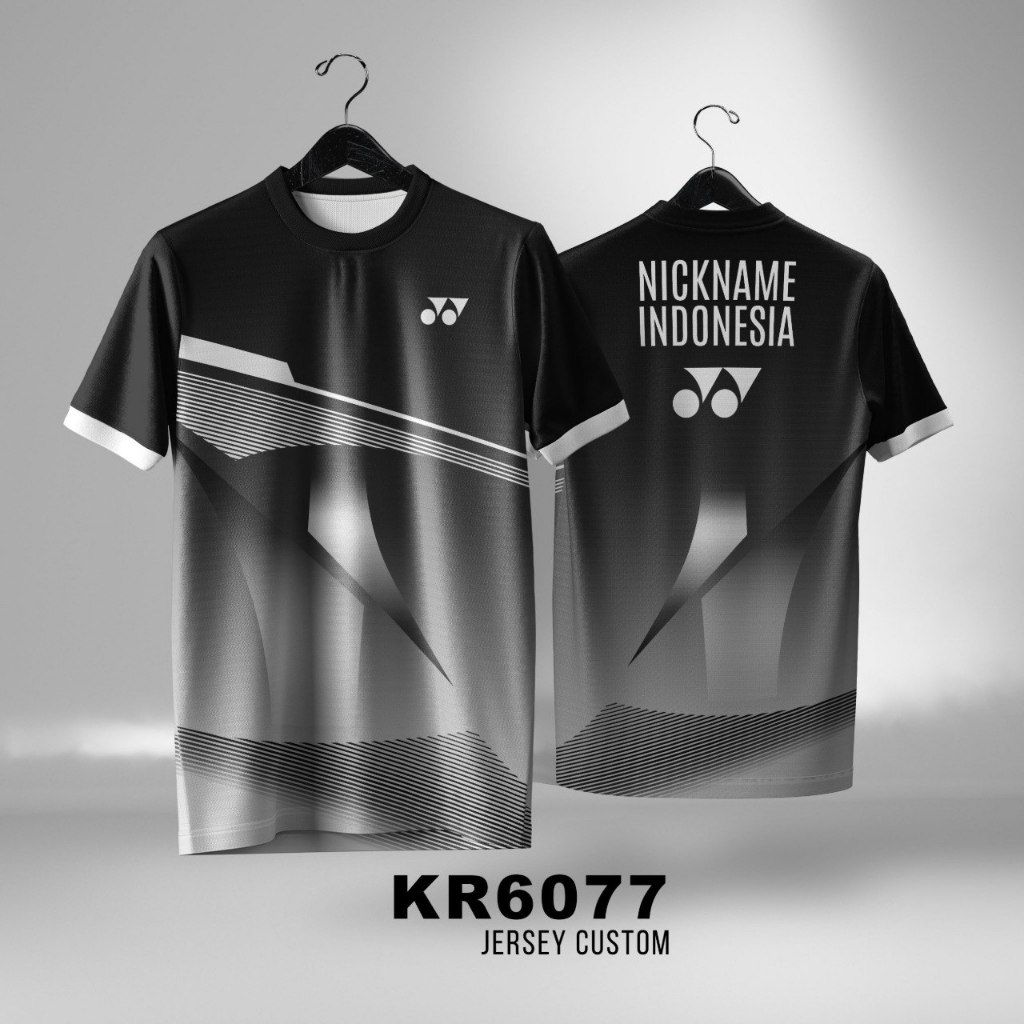 Jersey Badminton Bulutangkis Yonex Custom Nama Unisex