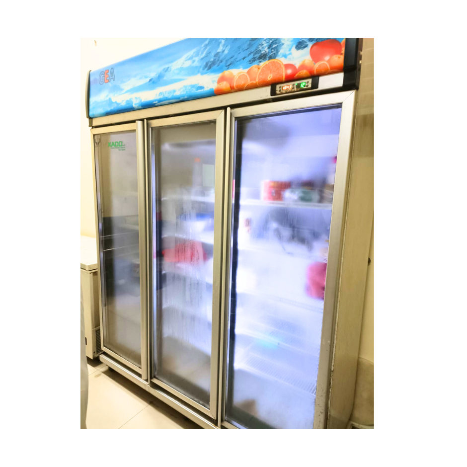 chiller gea 3 pintu / show case / chiller gea