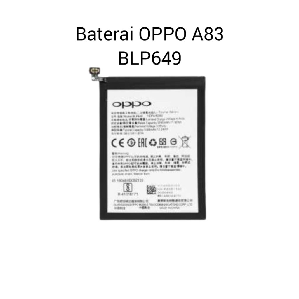 BATERAI ORIGINAL OPPO A83