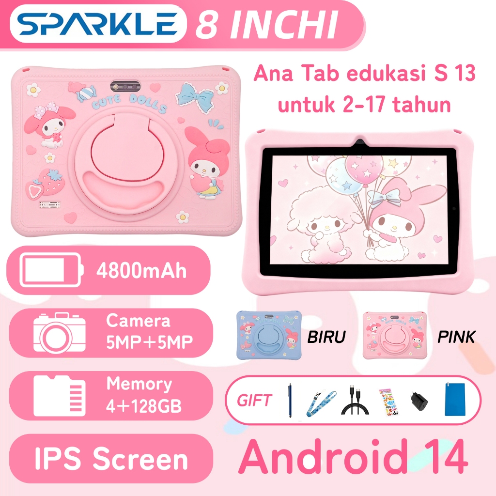 AnaTab/Tablet Antiradiasi anakS12/S13/Tablet Android anak/Tablet Study anak/