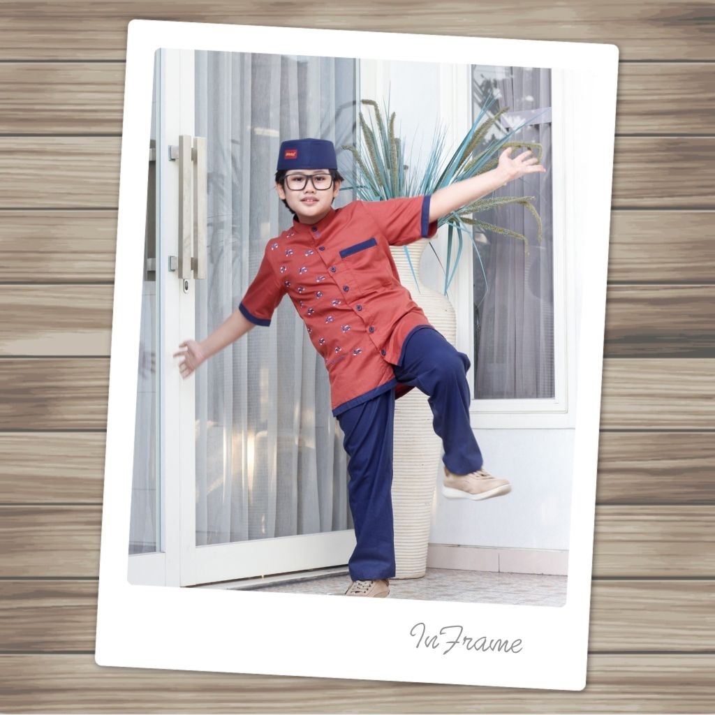 DANNIS KOKO ANAK LENGAN PENDEK TERACOTA