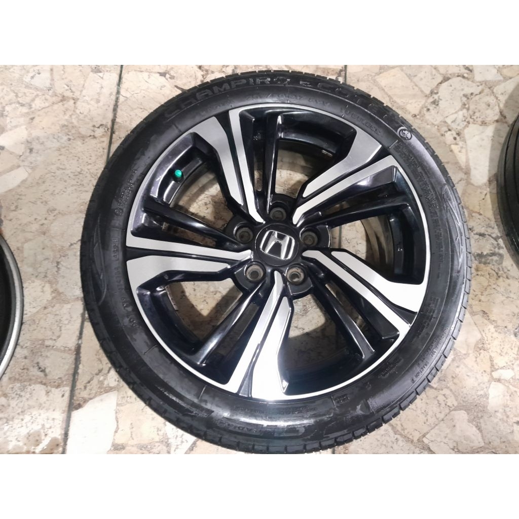 velg mobil bekas copotan standar honda civic turbo R17x7 pcd 5x114 et45  bam 215/50-205/50
