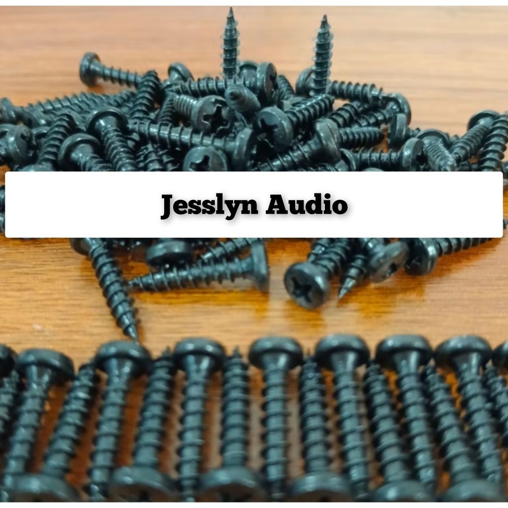 Sekrup Hitam ukuran 2 cm Skrup Speaker Grill Baut Box Grill