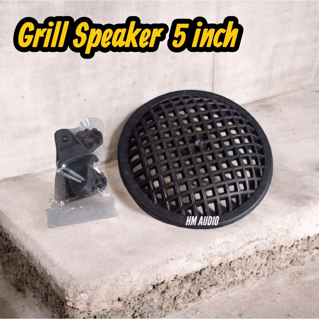 Grill 5 inch Tutup speaker 5 inch