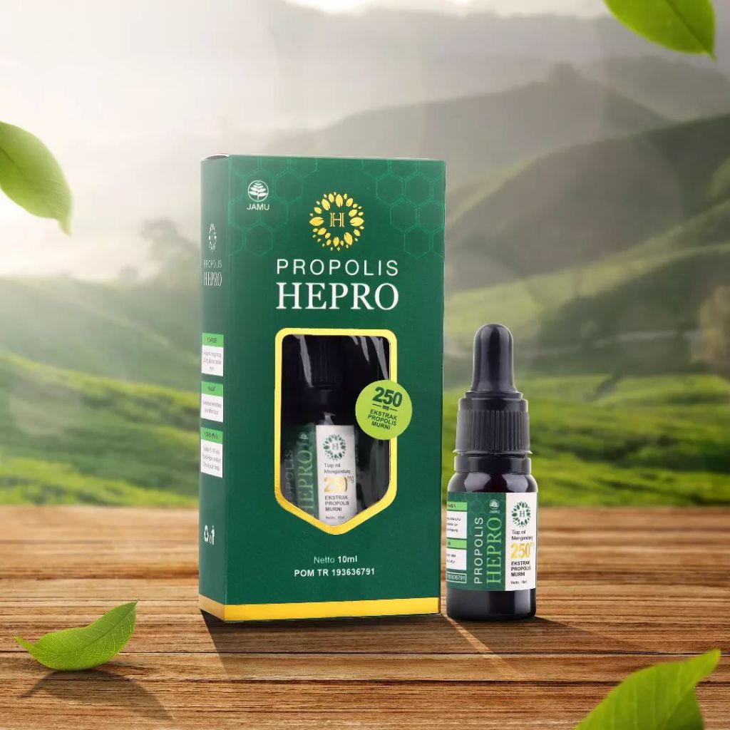 Propolis Hepro Asli 10 ML Anti TBC & Batuk Berdahak - Propolis Hepro Herbal BPOM