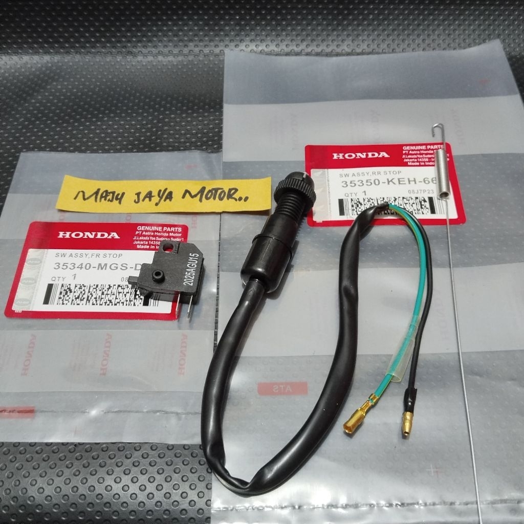 SWITCH REM DEPAN KEV+SWITCH REM BELAKANG STOP KEH GL PRO NEOTEK GL MX MEGAPRO LAMA MEGAPRO PRIMUS TI