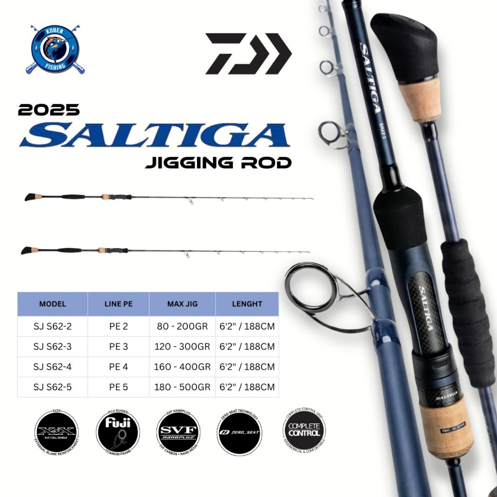 JORAN SPINNING DAIWA 25 SALTIGA SLOW JIGGING