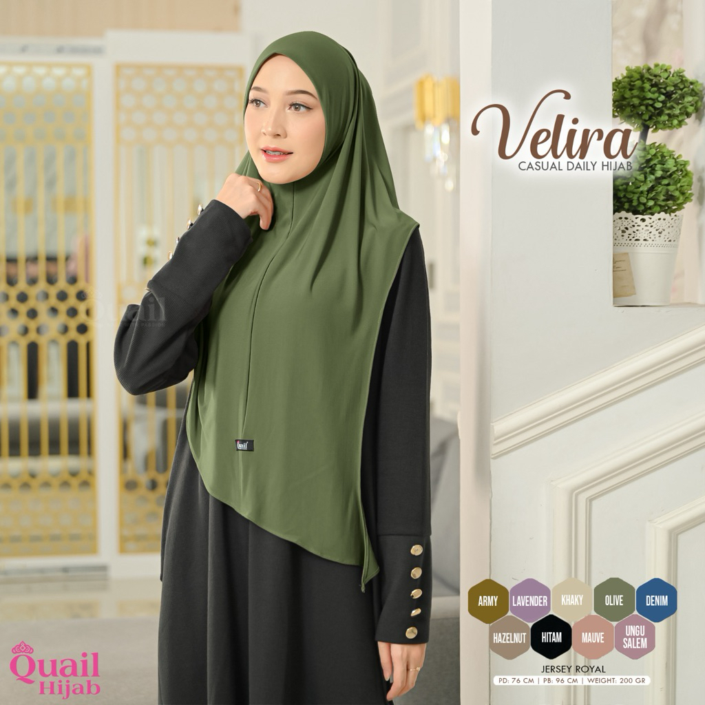 Quail Hijab - VELIRA DAILY HIJAB INSTAN ORI QUAIL