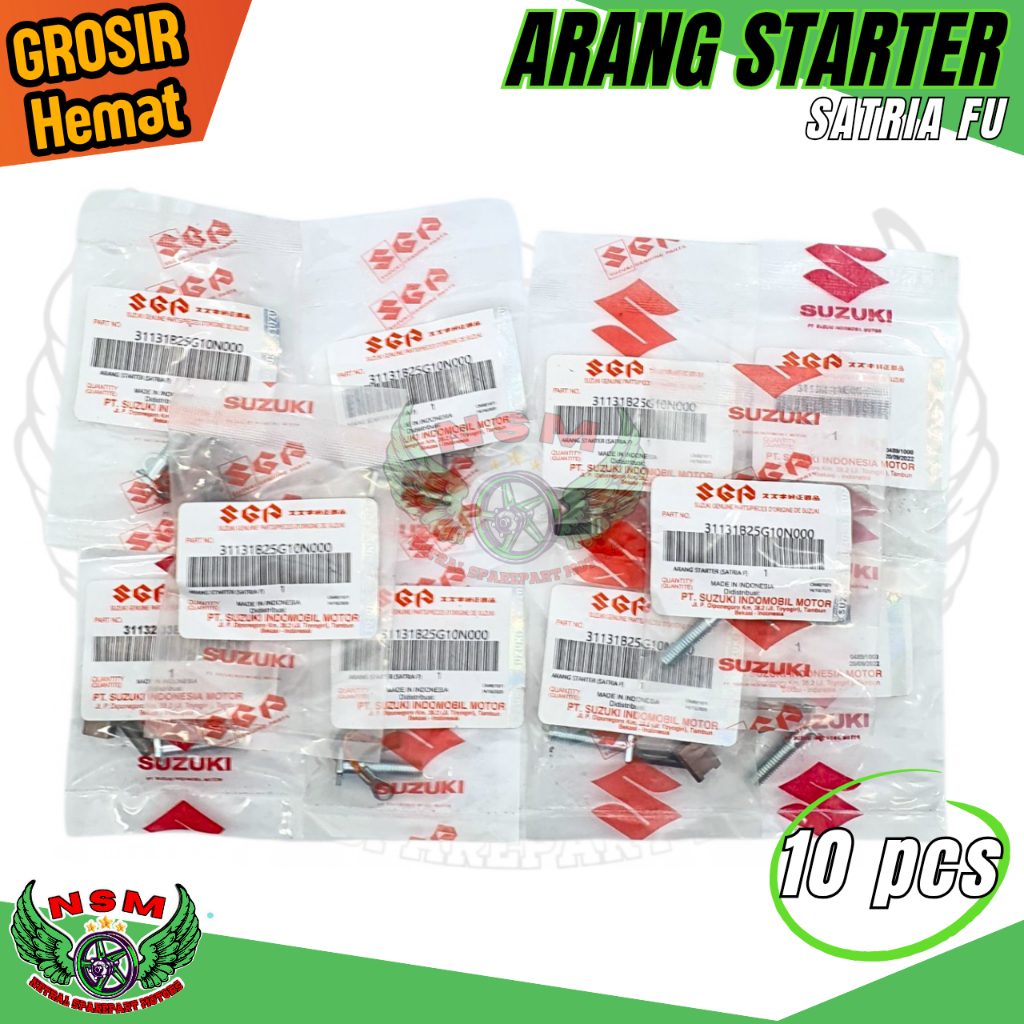 10 SET ARANG STATER MOTOR SUZUKI SATRIA FU TAHAN LAMA KUALITAS TERJAMIN