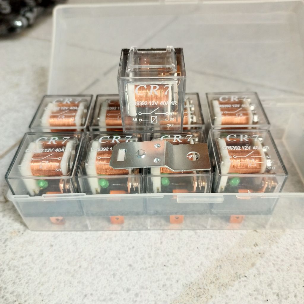 Relay Kaki 4 12Volt Motor Mobil Relay Lampu Relay Klakson