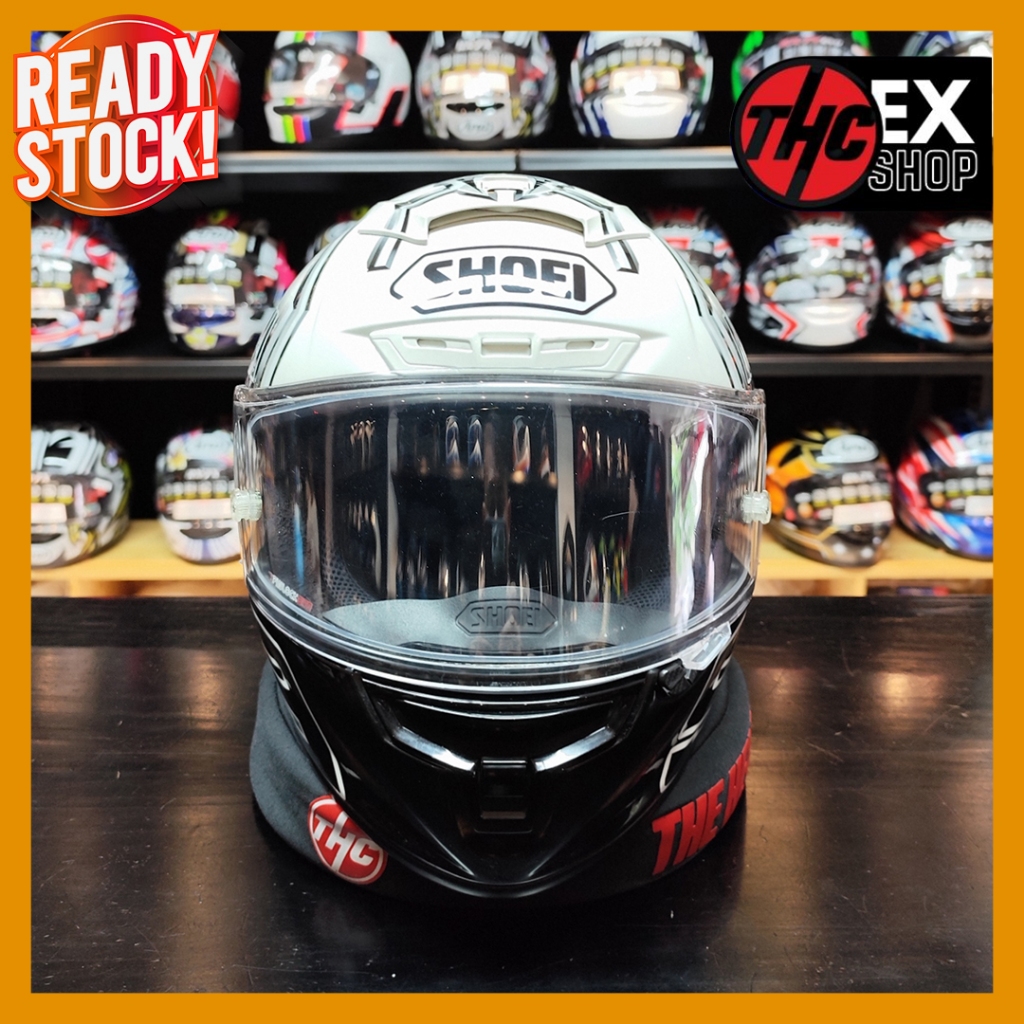HELM SHOEI X-14 MARQUEZ WHITE ANT SIZE L FULL FACE SHOEI 2ND