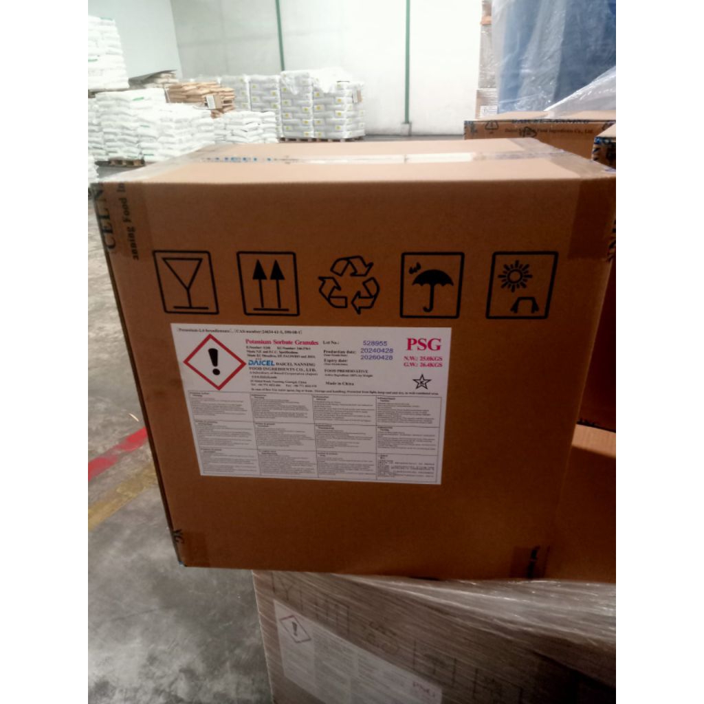 Potassium Sorbat Daicel 25kg (Potassium Sorbate)