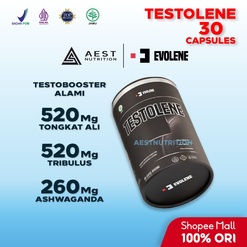 Suplemen Testosteron 30 Kapsul untuk Vitalitas Pria