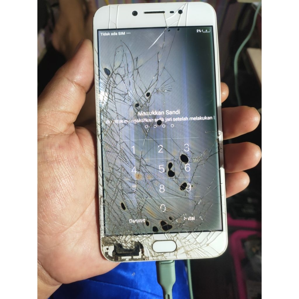 vivo v5 lite minus lcd sama konektor on off gompal seperti di Poto mesin aman bonus pin