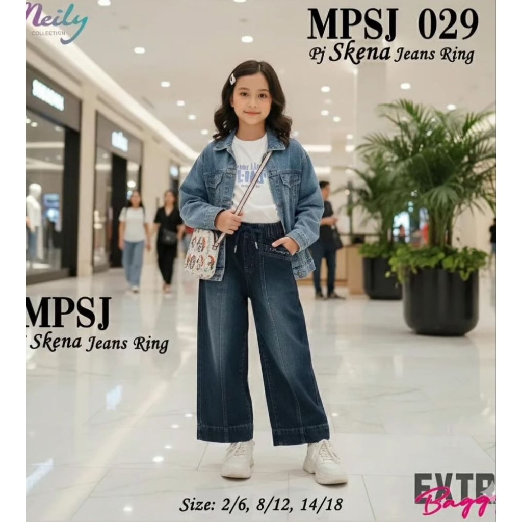 Celana jeans SKENA import Anak perempuan