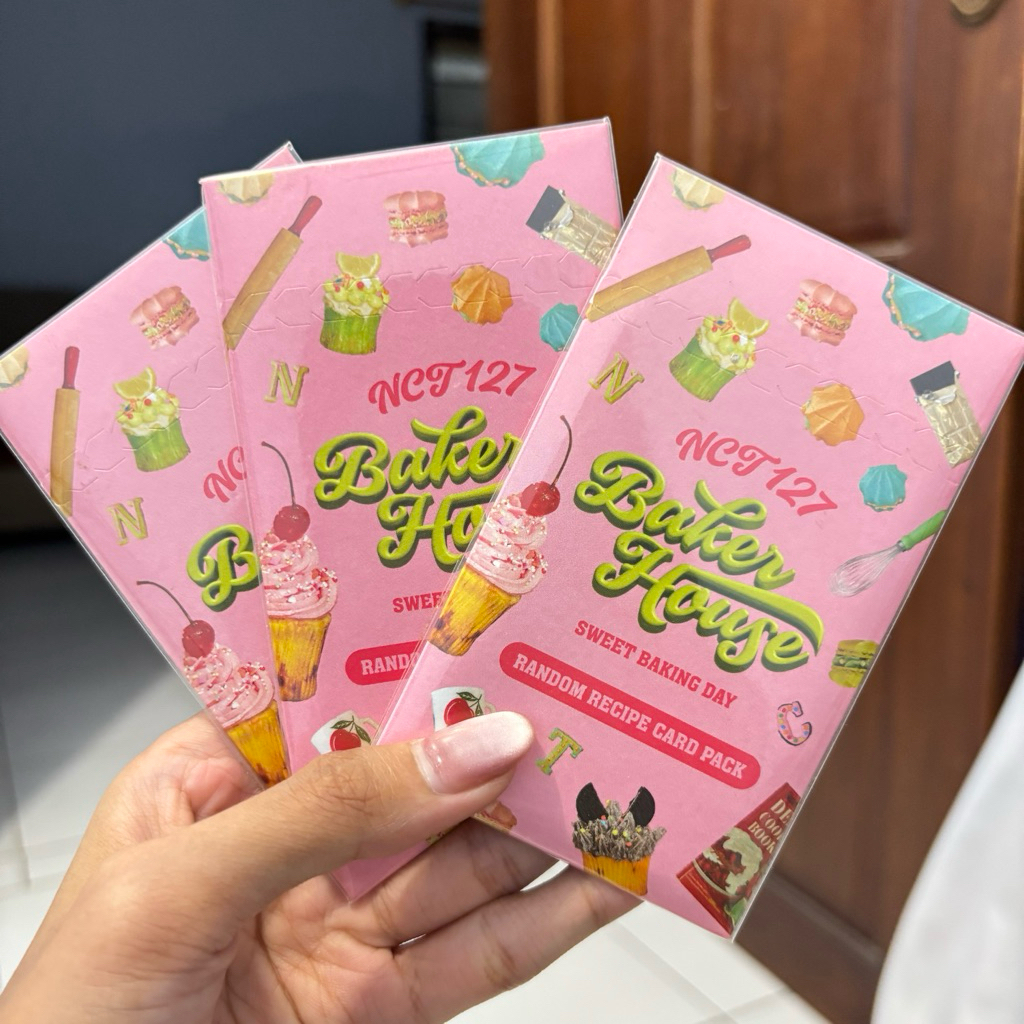 [READY STOCK] OFFICIAL NCT 127 BAKERY HOUSE RANDOM RECIPE CARD POSTCARD PC HOLO JAEHYUN SEALED