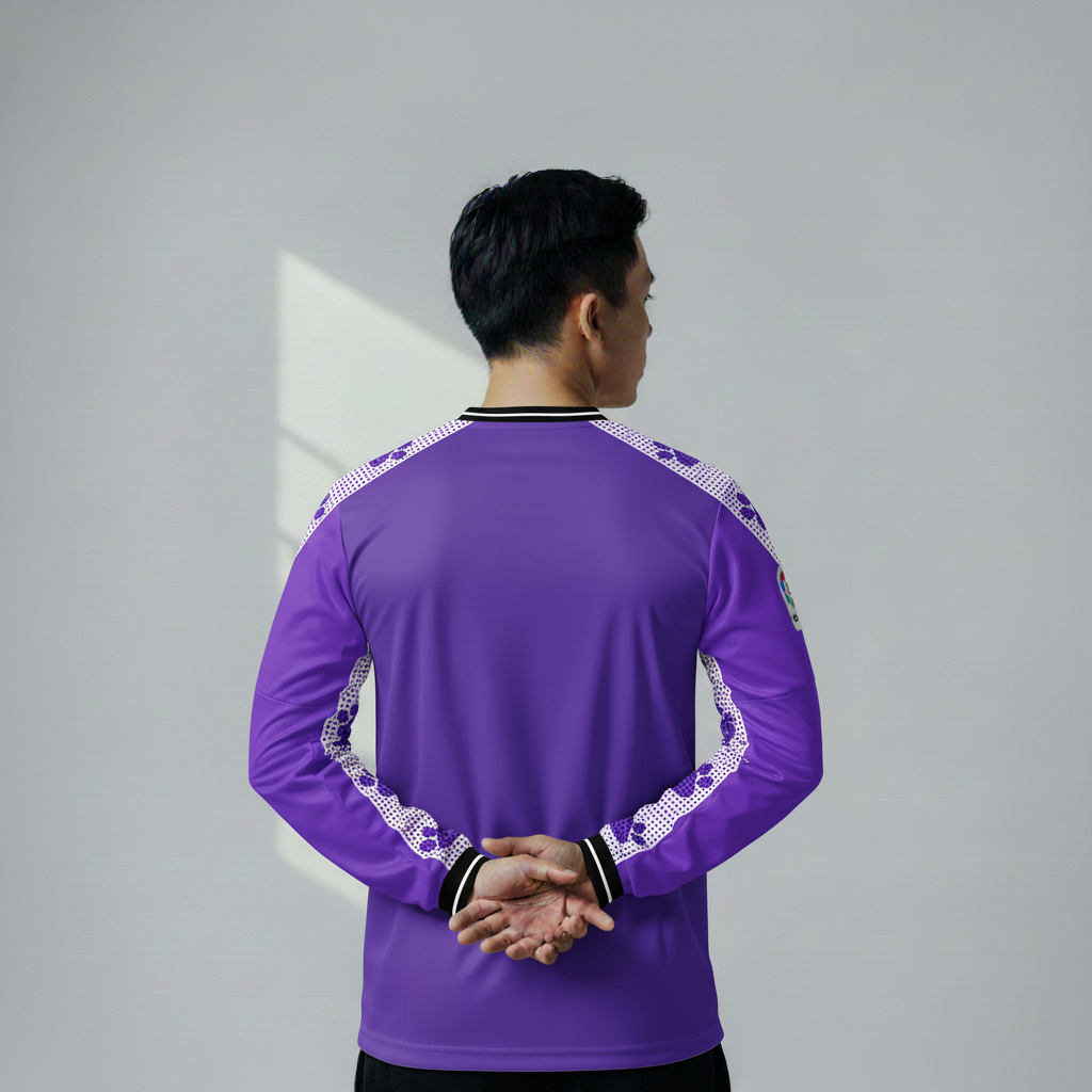 ATHLETIC SPORTWEAR - Jersey Vintage Bola Fantasy Real Madrid Away 1997-98 Fullprinting Casual - Atas